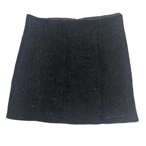Black Textured Mini Skirt 🖤 Stretchy Grid‑Pattern Tube Style ✨ Fits S/M